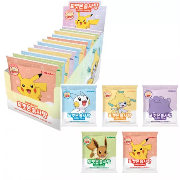 Pokemon cotton candy 9g (Random 1pc)