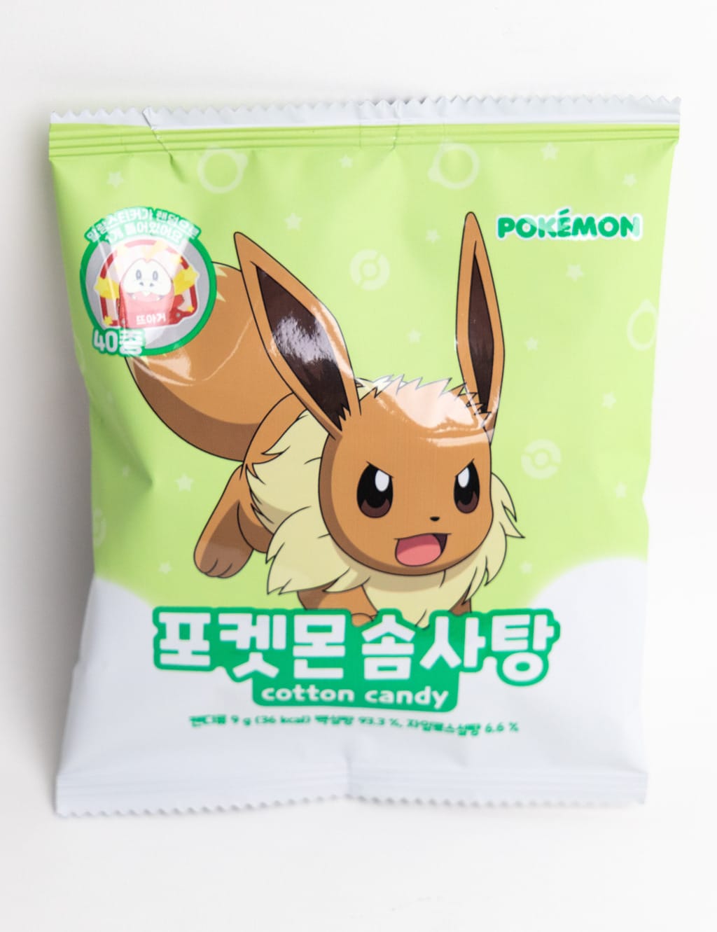 Pokemon cotton candy 9g (Random 1pc)